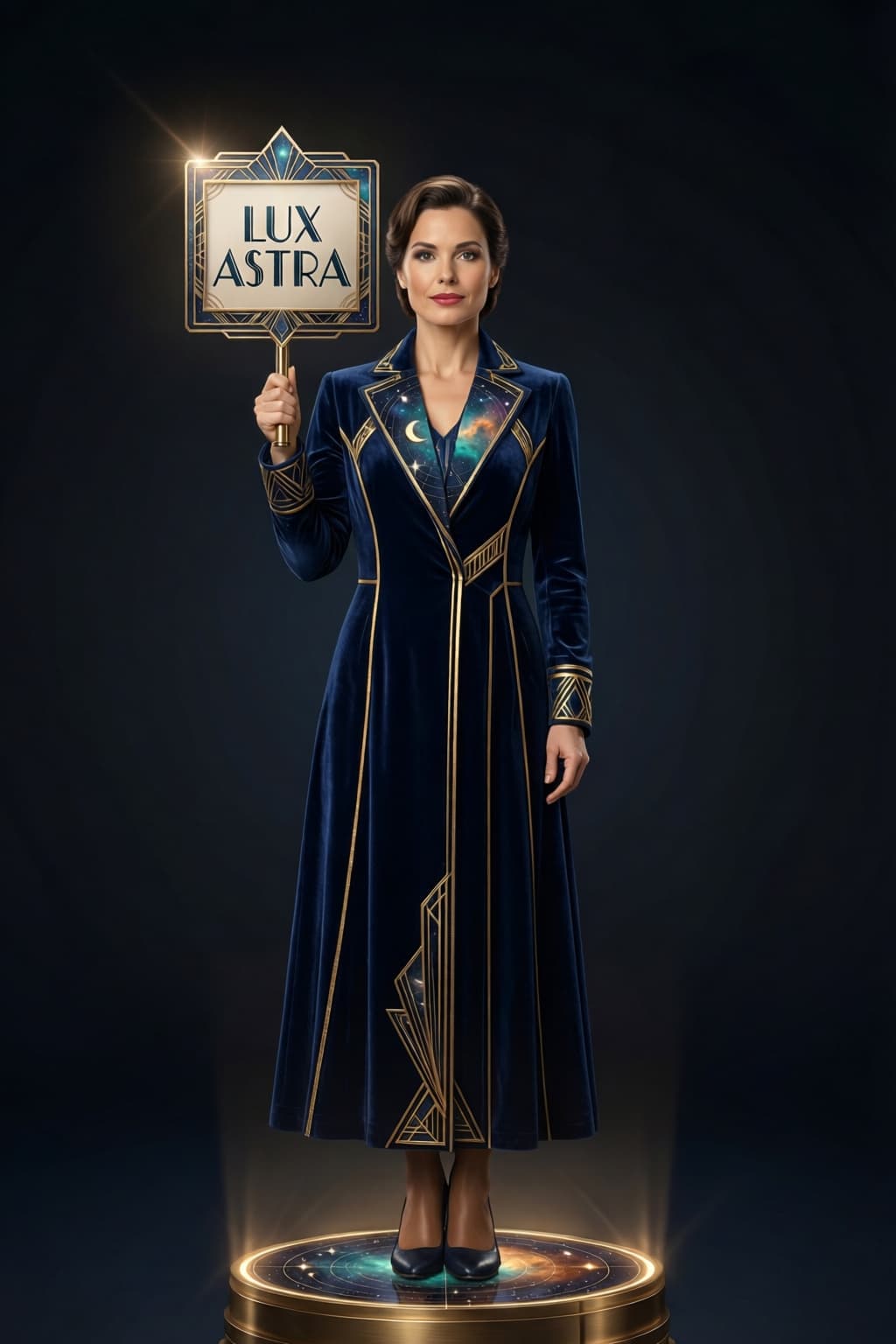 Art Deco Astral Poster