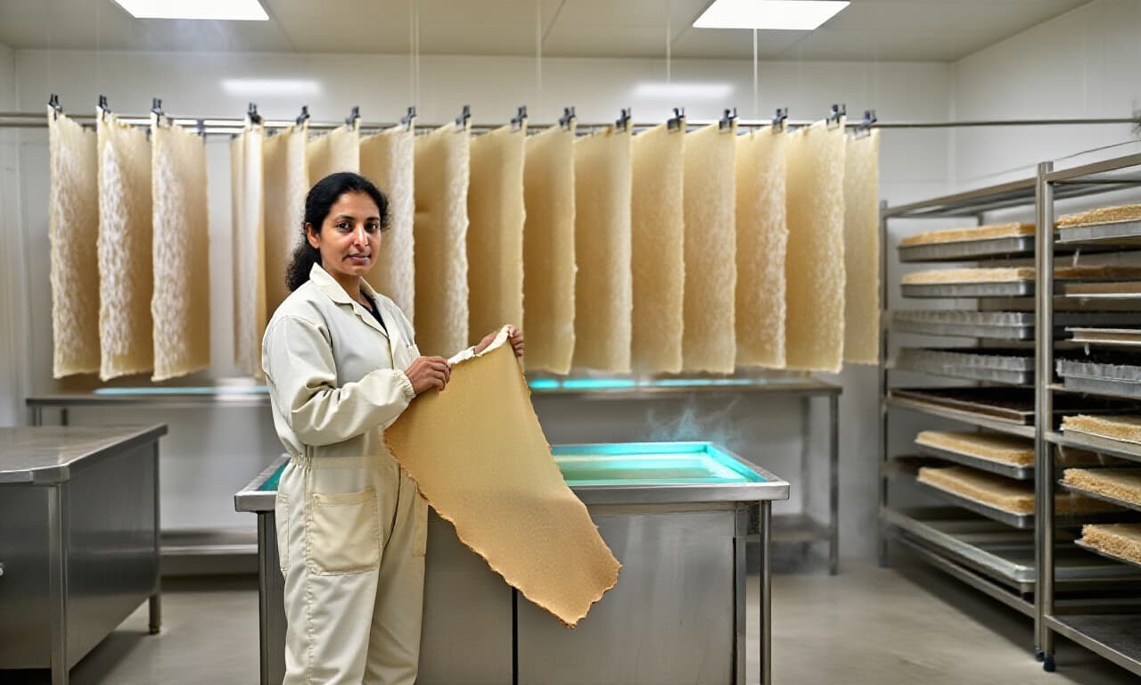Mycelium Tannery Editorial Portrait