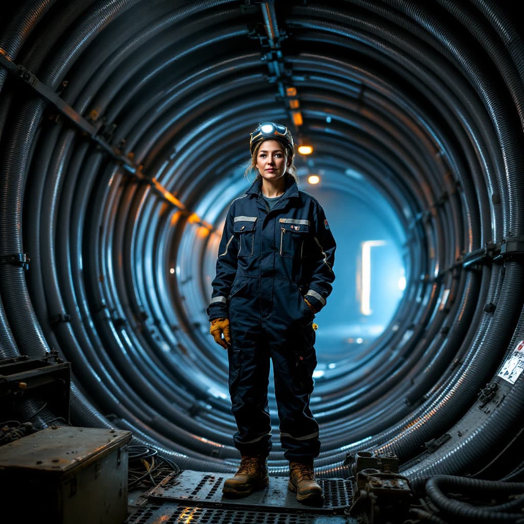Subsea Cable Engineer Editorial Portrait