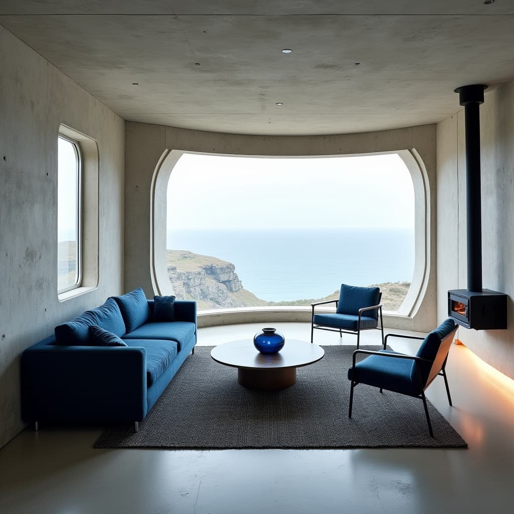 Coastal Radar Station Rental Interior