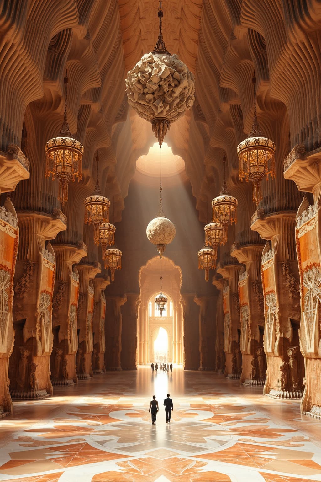Wind-Carved Salt Cathedral Interior