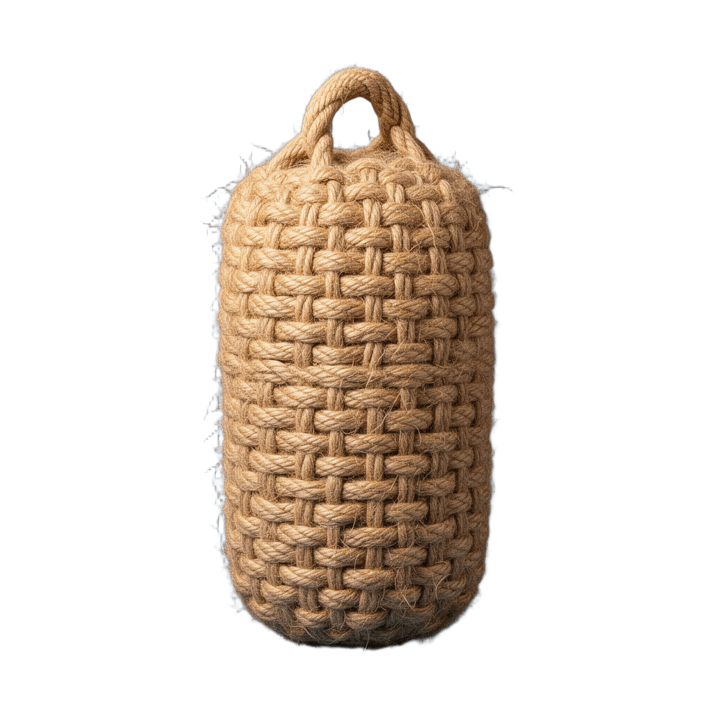 Hand-Spliced Marine Fender Cutout