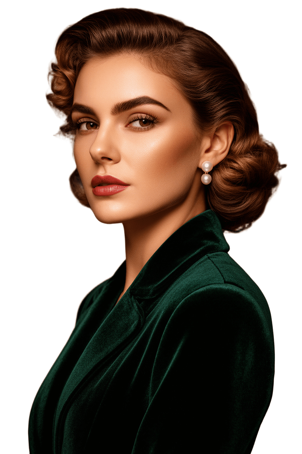 Vintage Velvet Studio Headshot