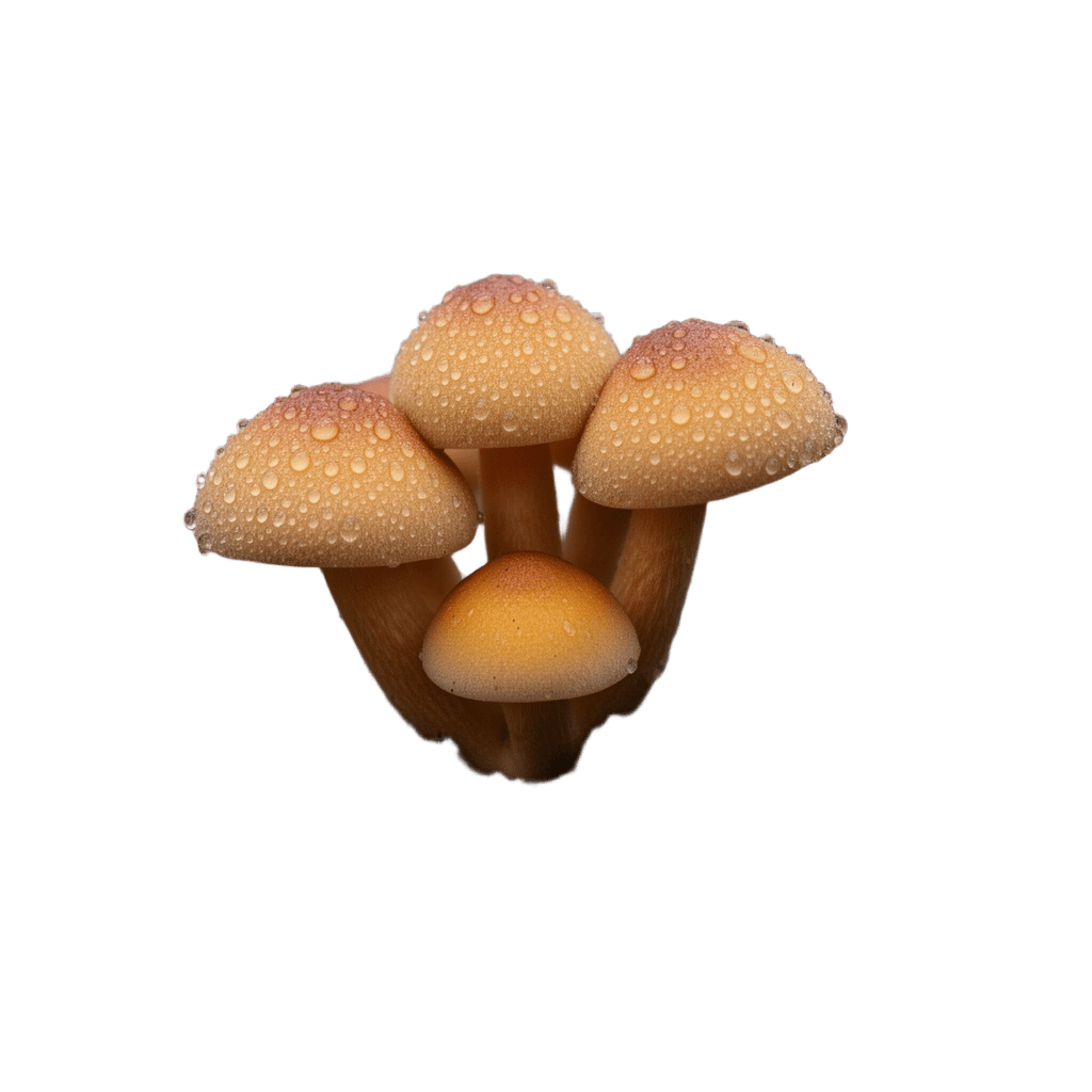Dewy Mushroom Cluster Cutout