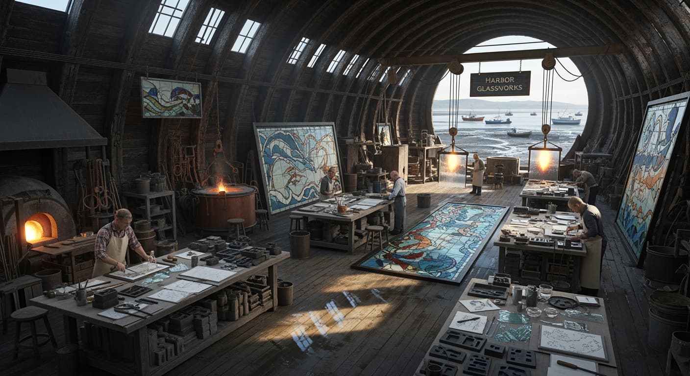Tidal Glass Forge Interior
