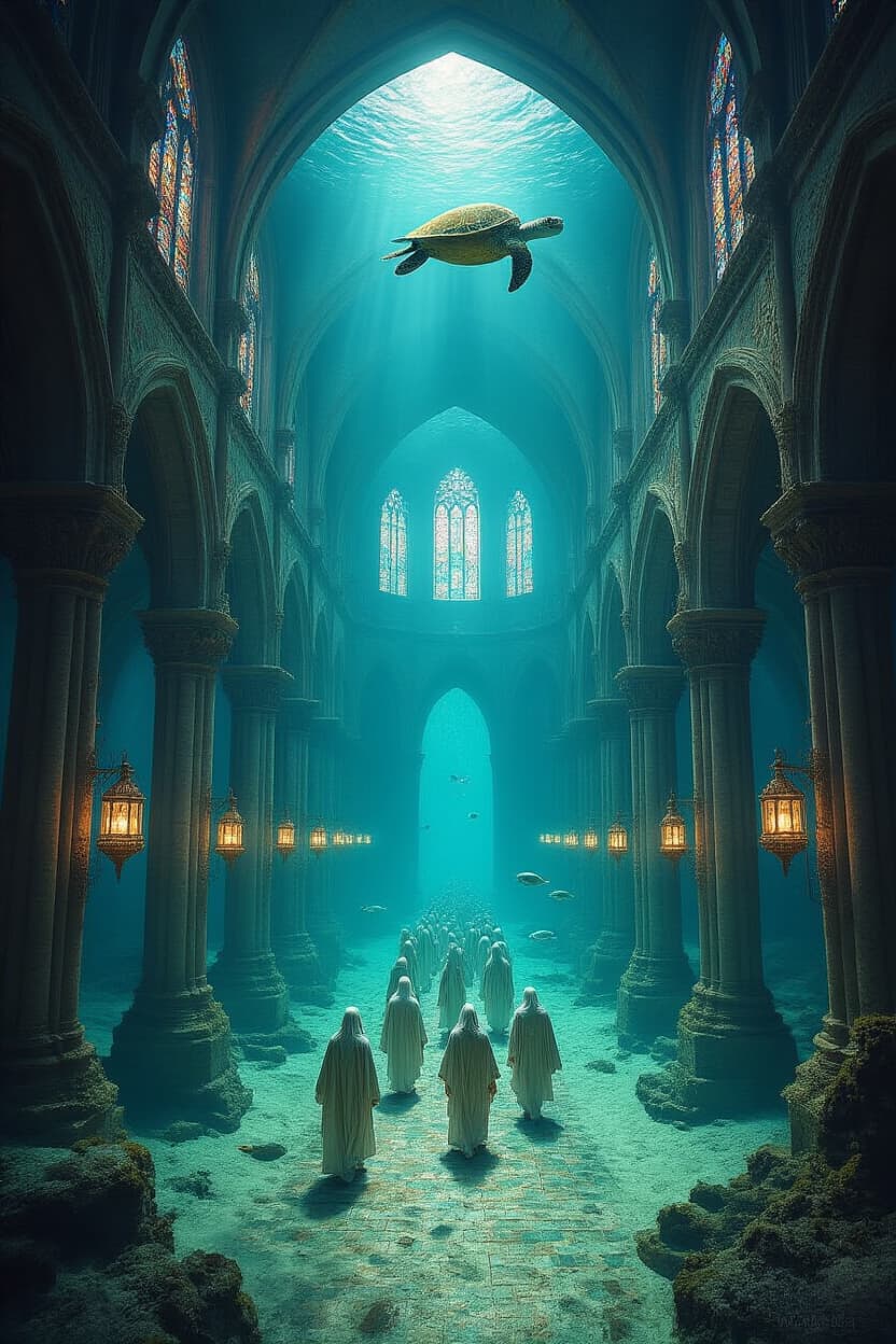 Submerged Cathedral Reef Procession