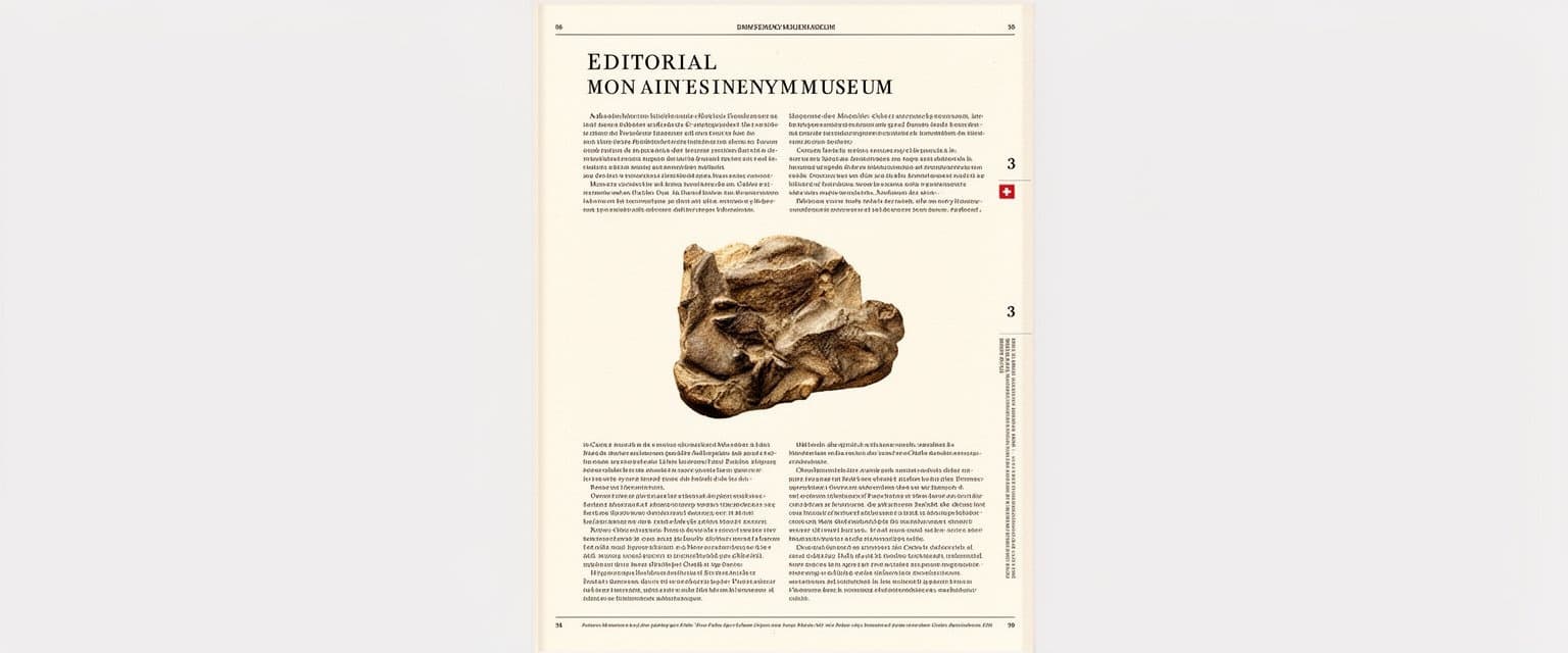 Foldout Museum Guide Spread