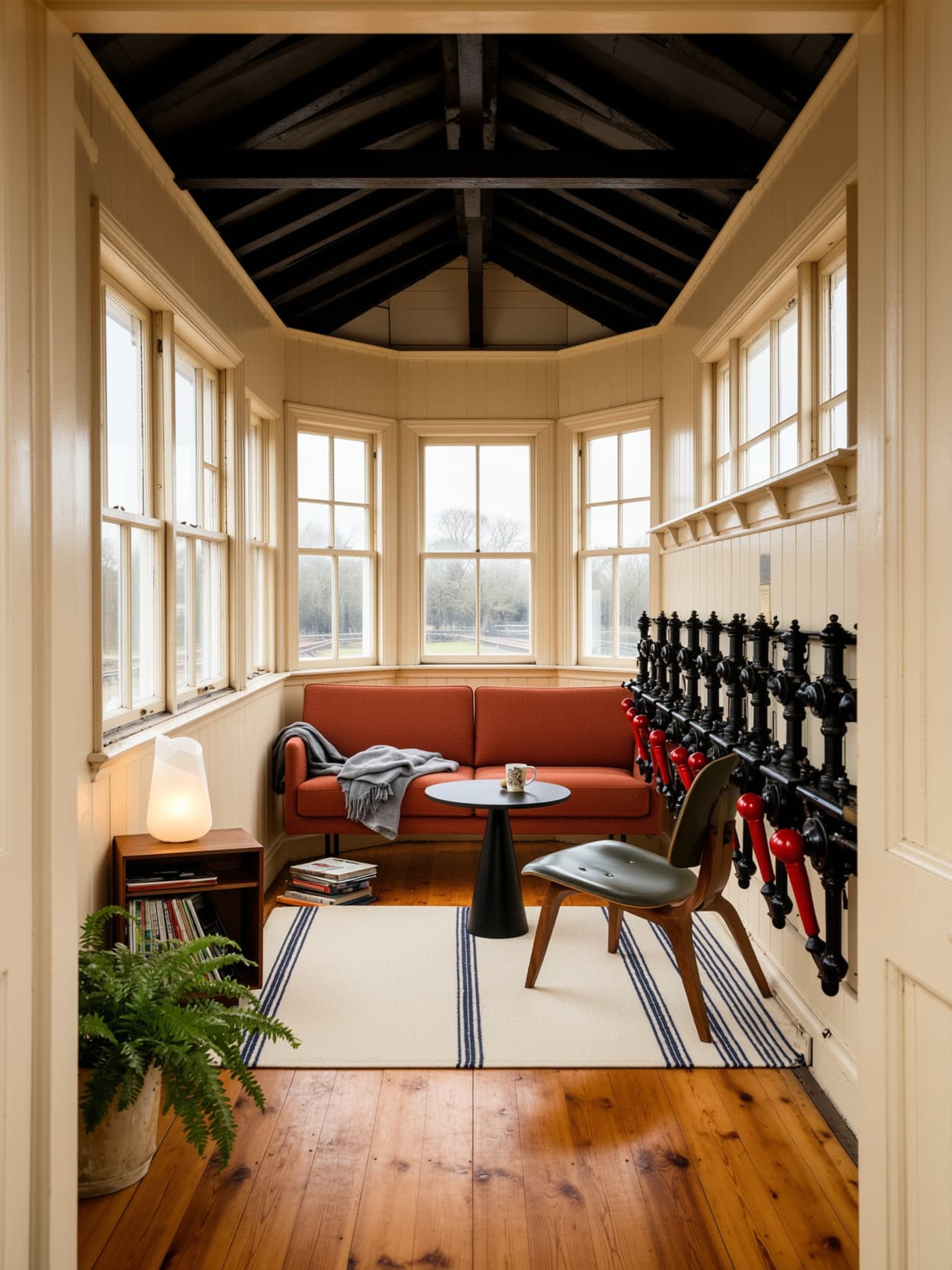 Converted Signal Box Listing Interior