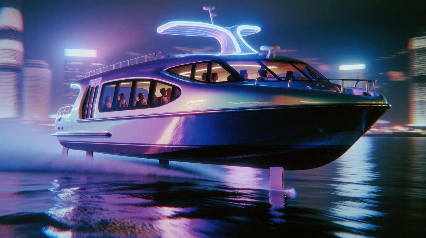 Hydrogen Hydrofoil Launch Key Visual