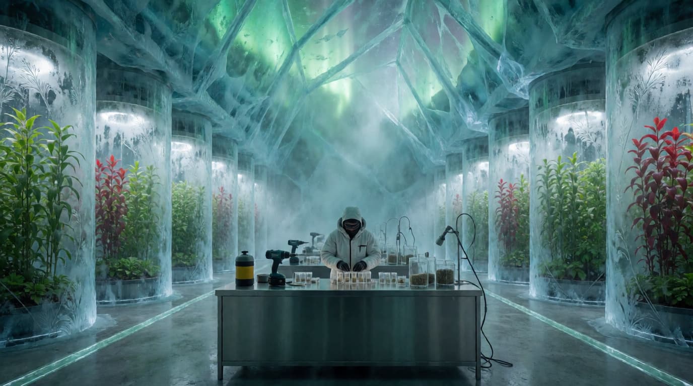 Polar Seed Vault Atrium
