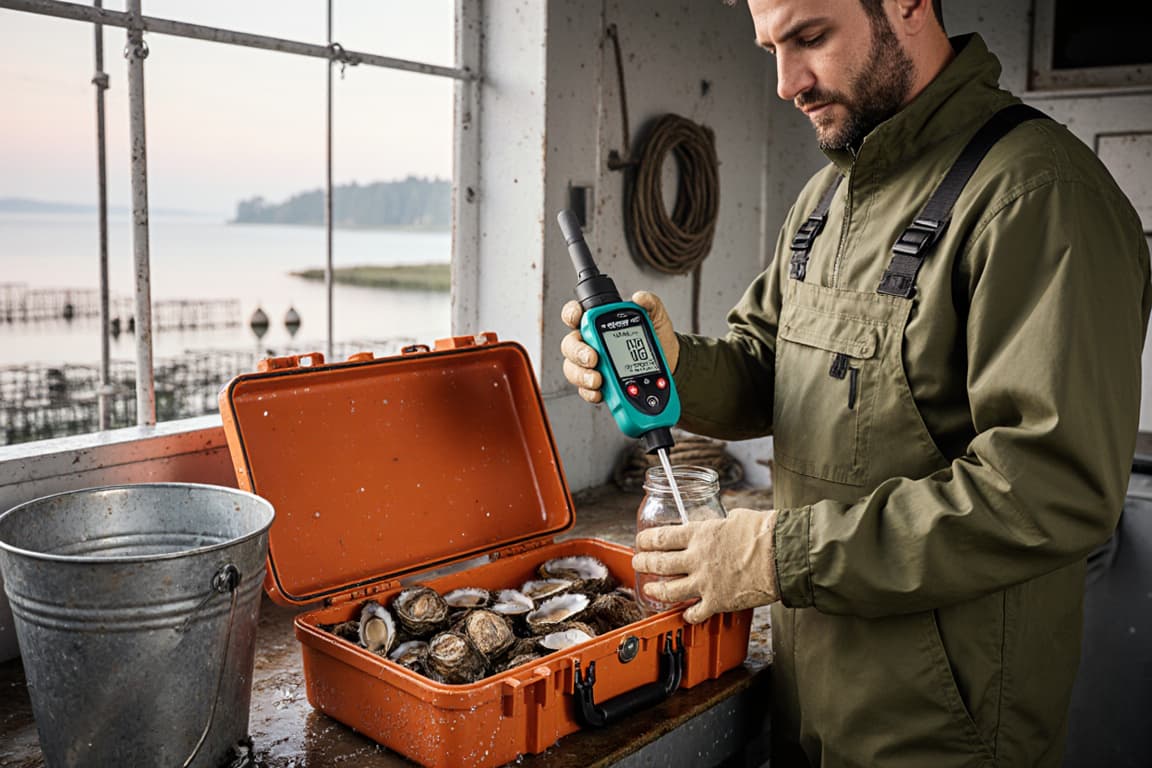 Oyster Farm Salinity Meter Campaign