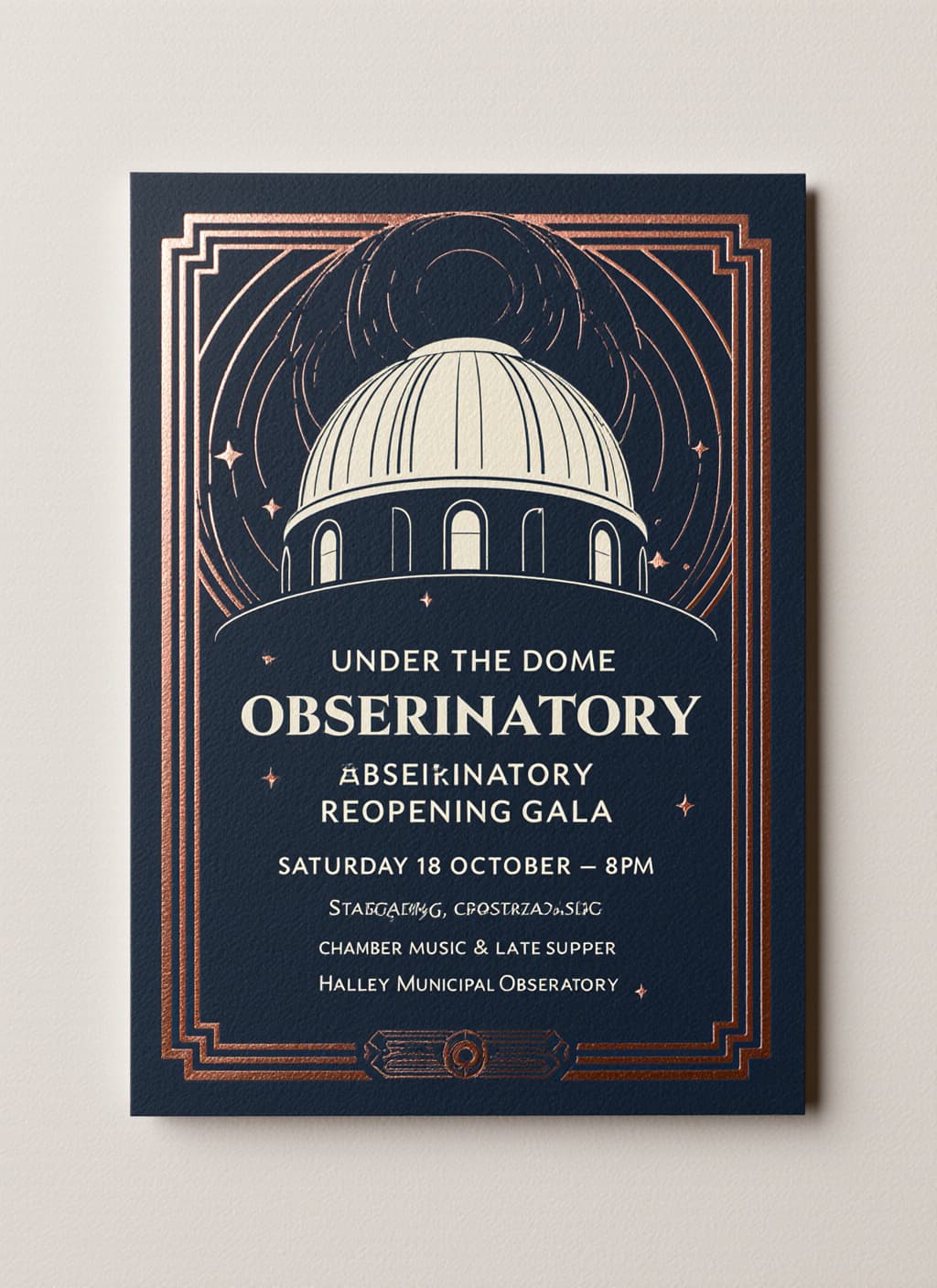 Midnight Observatory Reopening Invitation