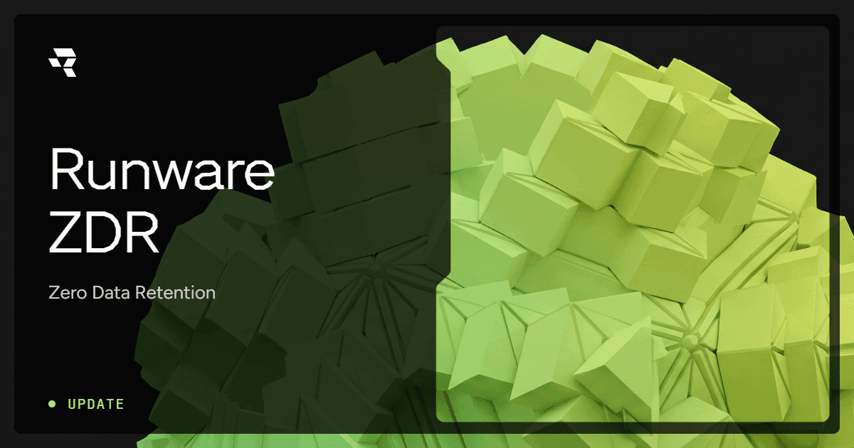 Runware Zero Data Retention