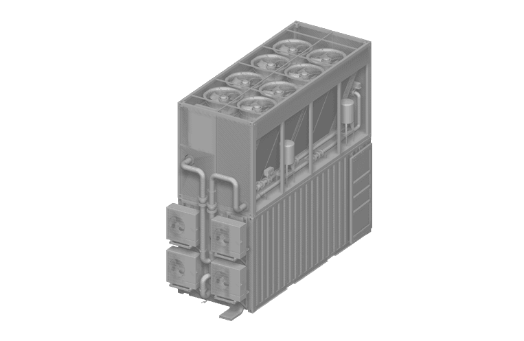 Server infrastructure illustration