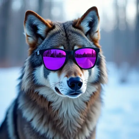 AI Generated Wolf