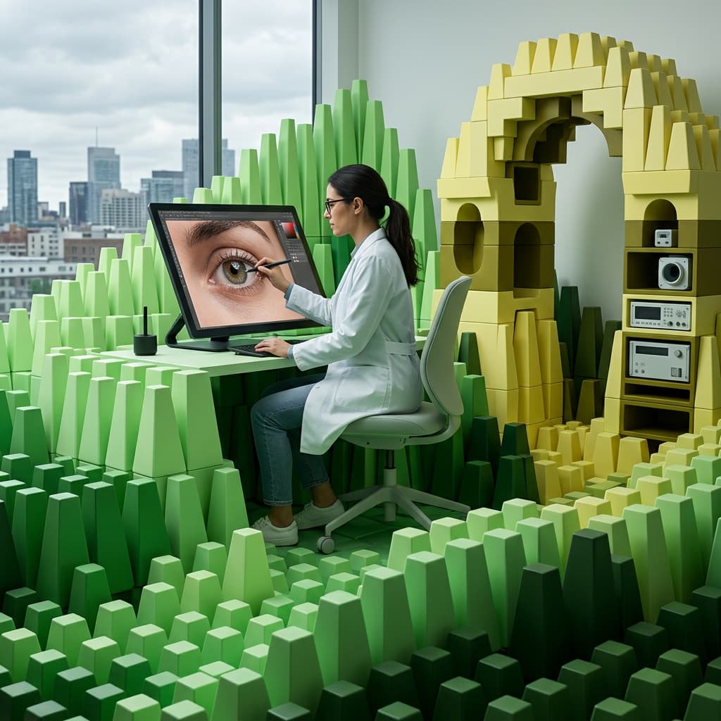 MediaPipe Eyes Mesh