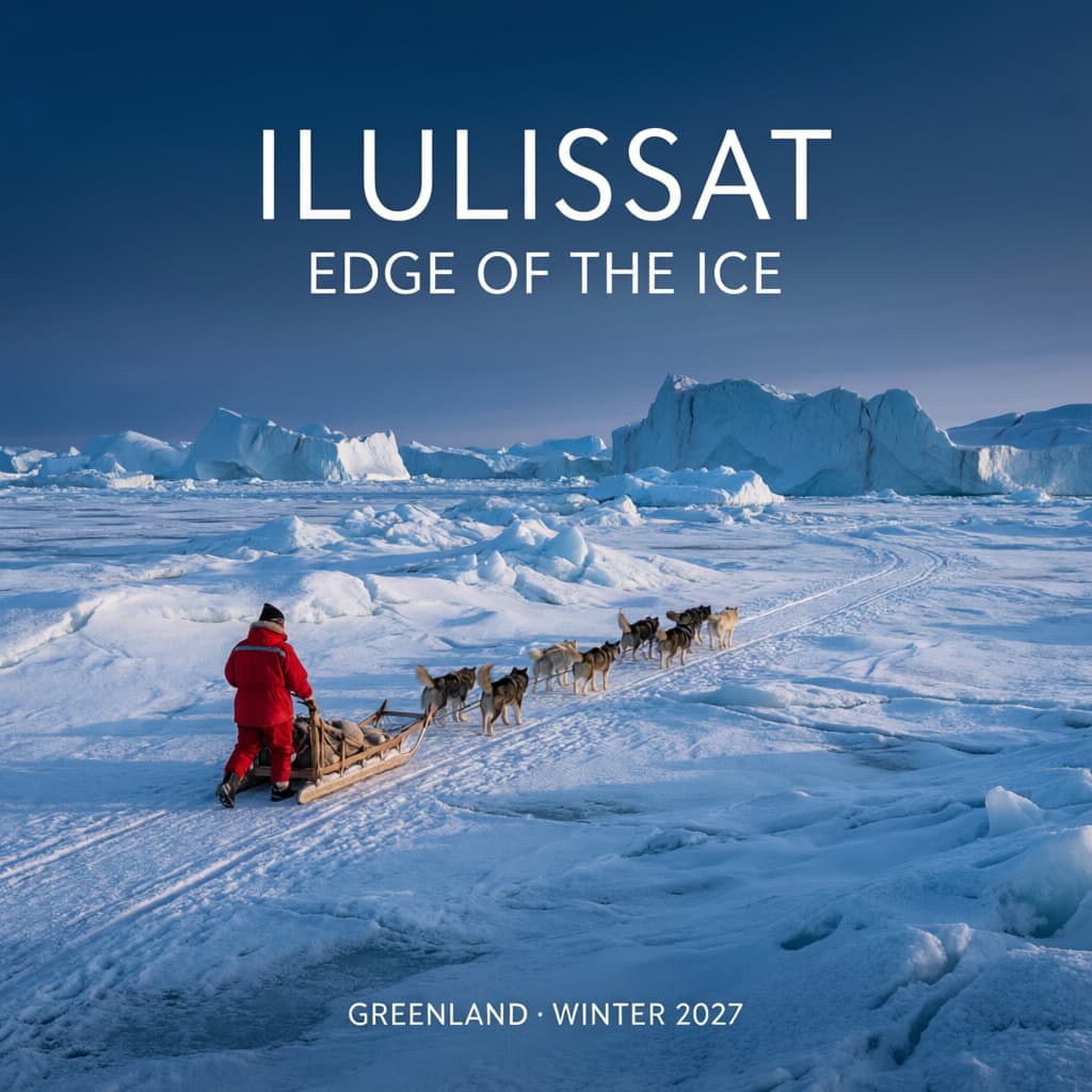 Ilulissat Winter Tourism Campaign Poster