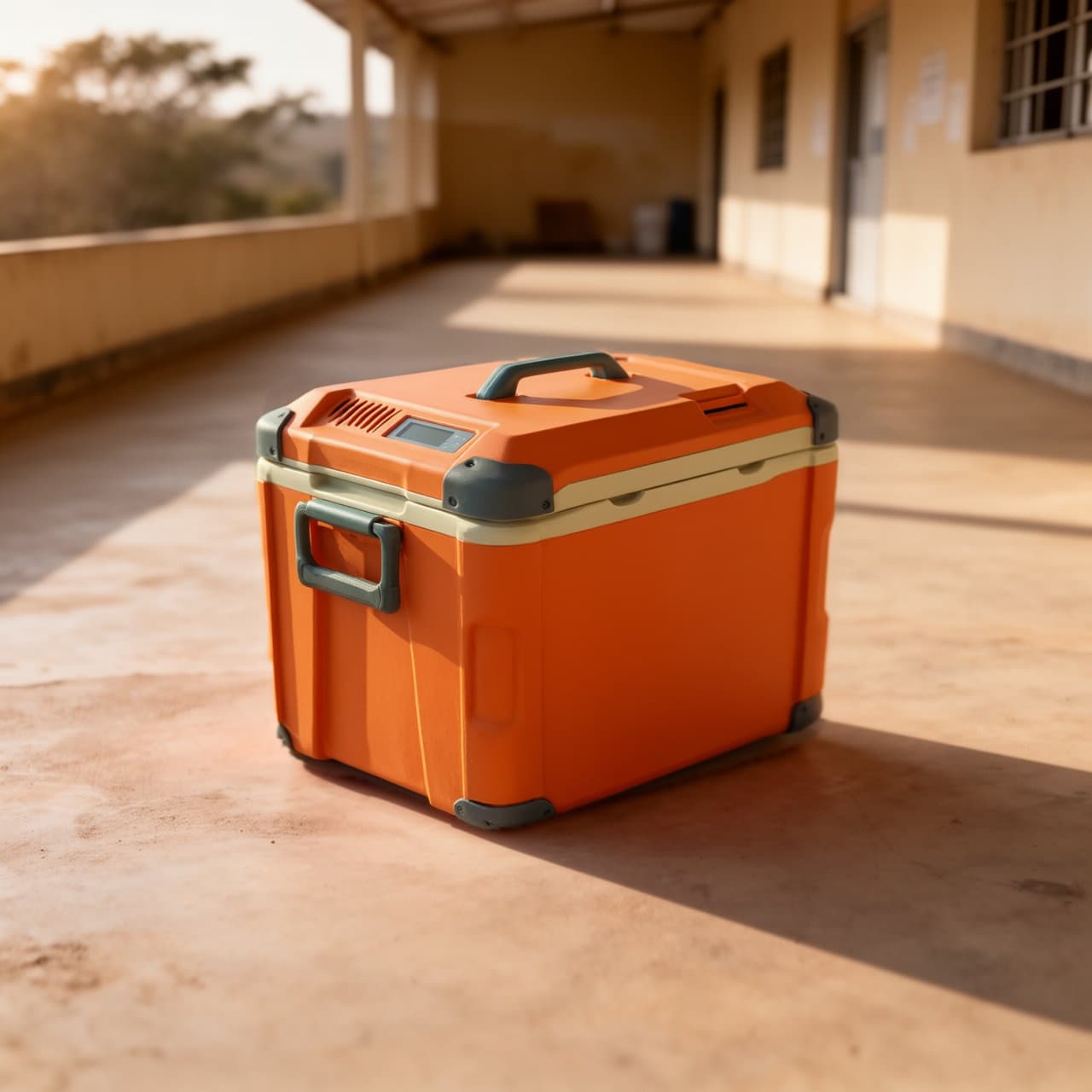 Vaccine Cooler Field Lifestyle Shot