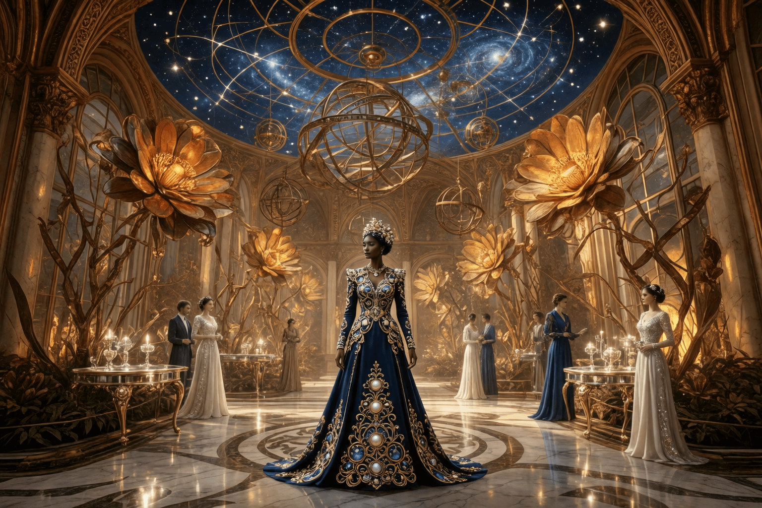 Celestial Clockwork Garden Salon