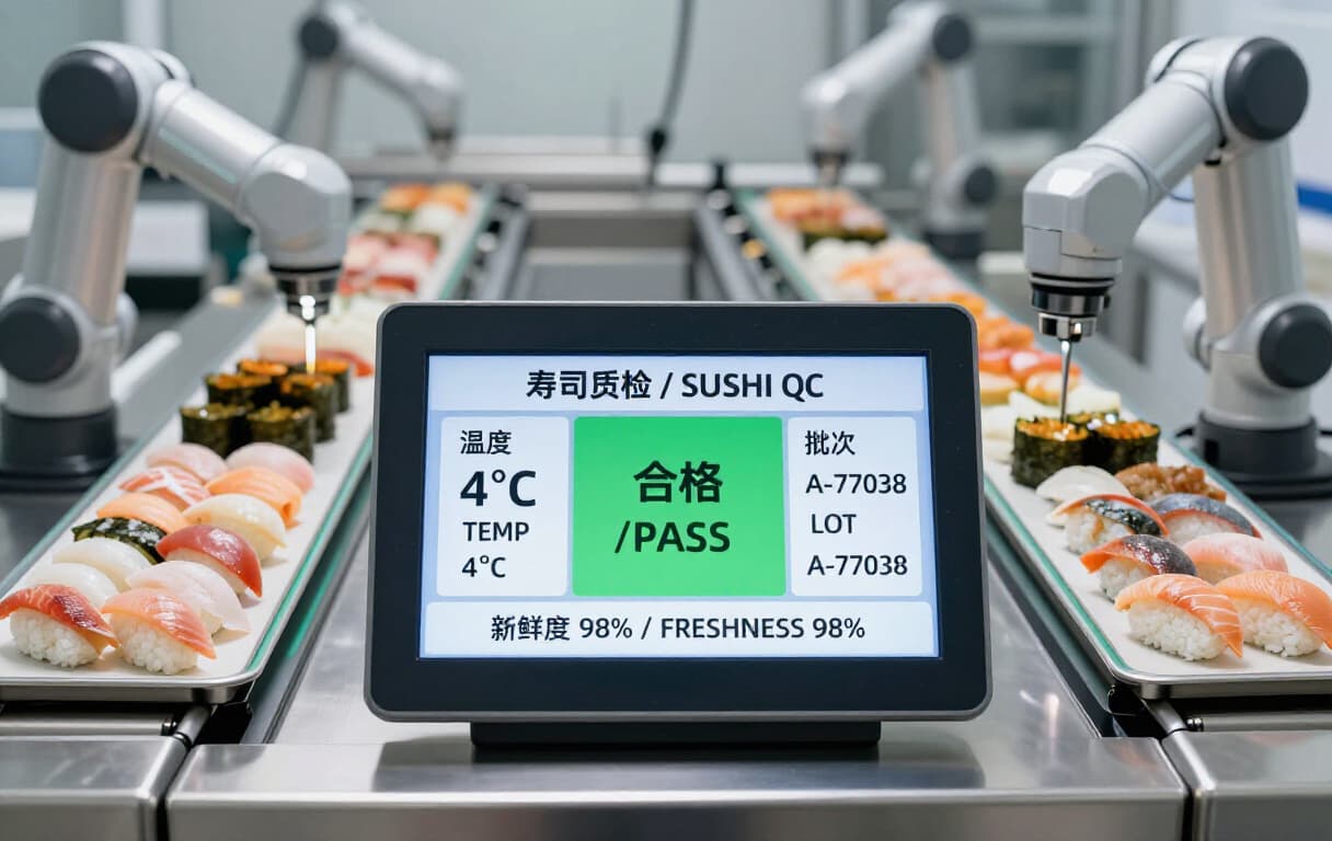 Bilingual Sushi Inspection Console