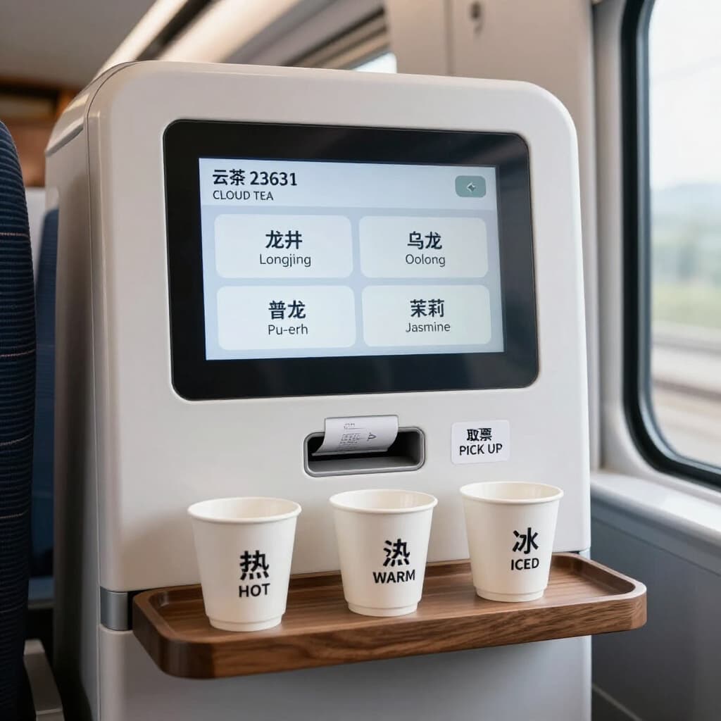 Bilingual Tea Kiosk Interface