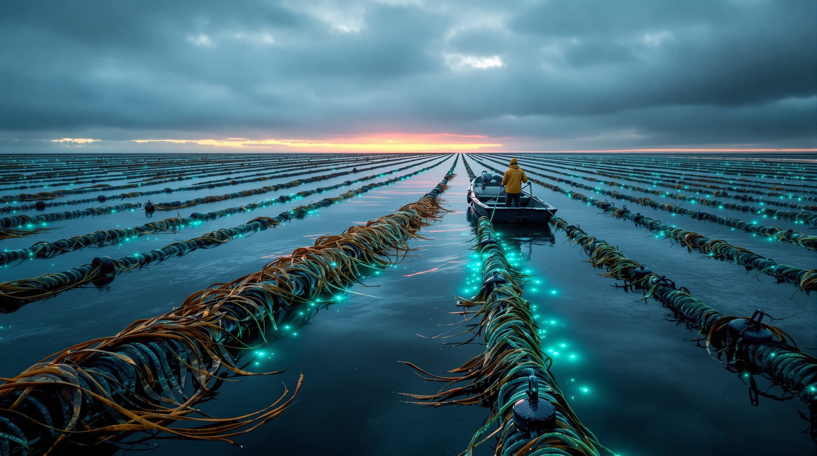 Bioluminescent Kelp Farm Wall Art