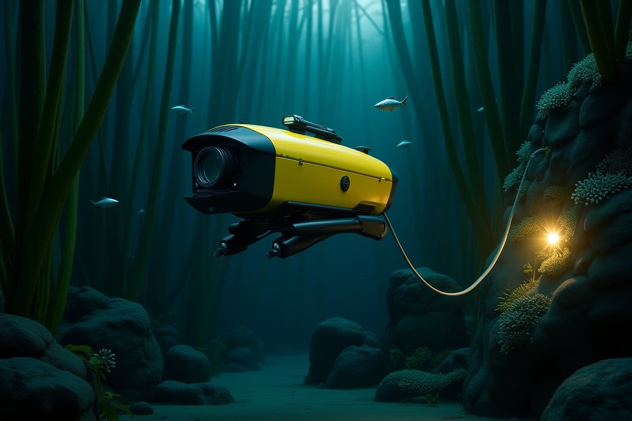 Subsea Robot Reef Survey Composite