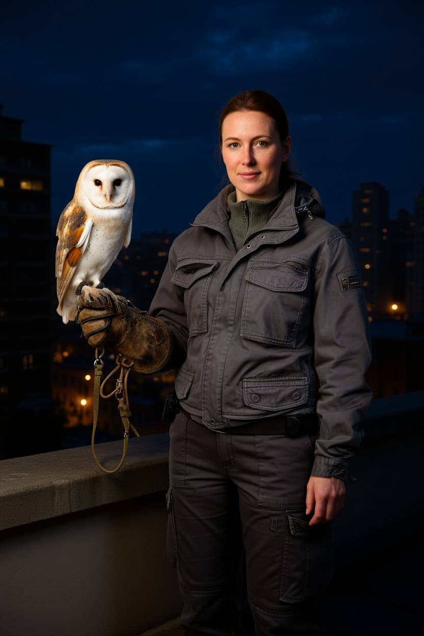 Urban Raptor Conservation Portrait