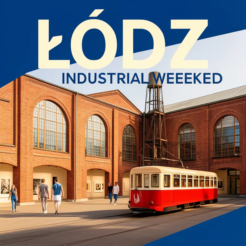 Łódź Industrial Tourism Social Poster