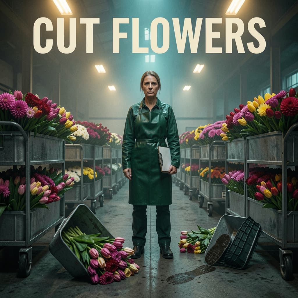 Flower Market Thriller Series Poster