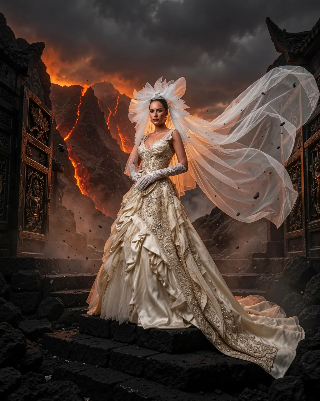Volcanic Shrine Bridal Couture
