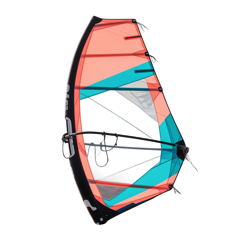 Frayed Kitesurf Sail Cutout