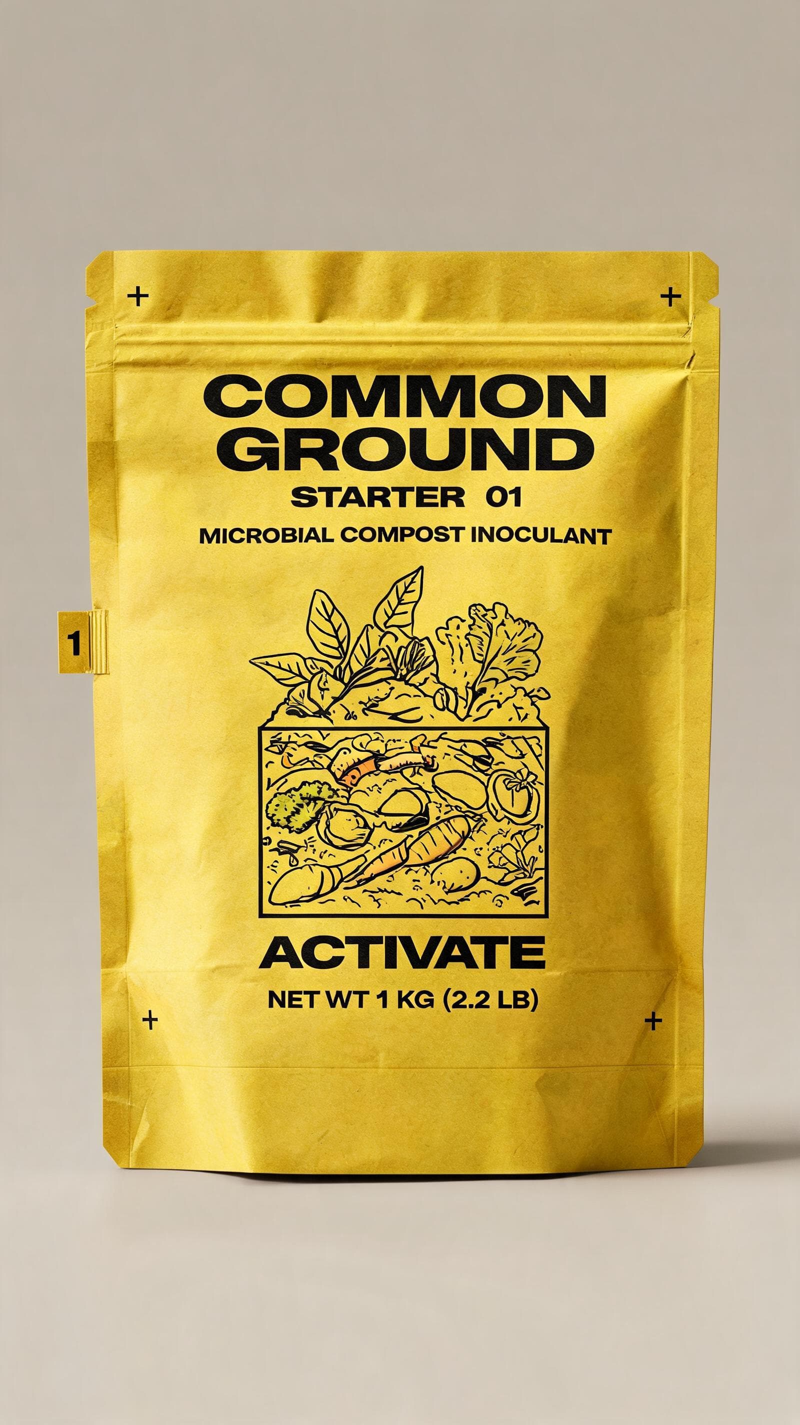 Four-Stage Compost Inoculant Packaging