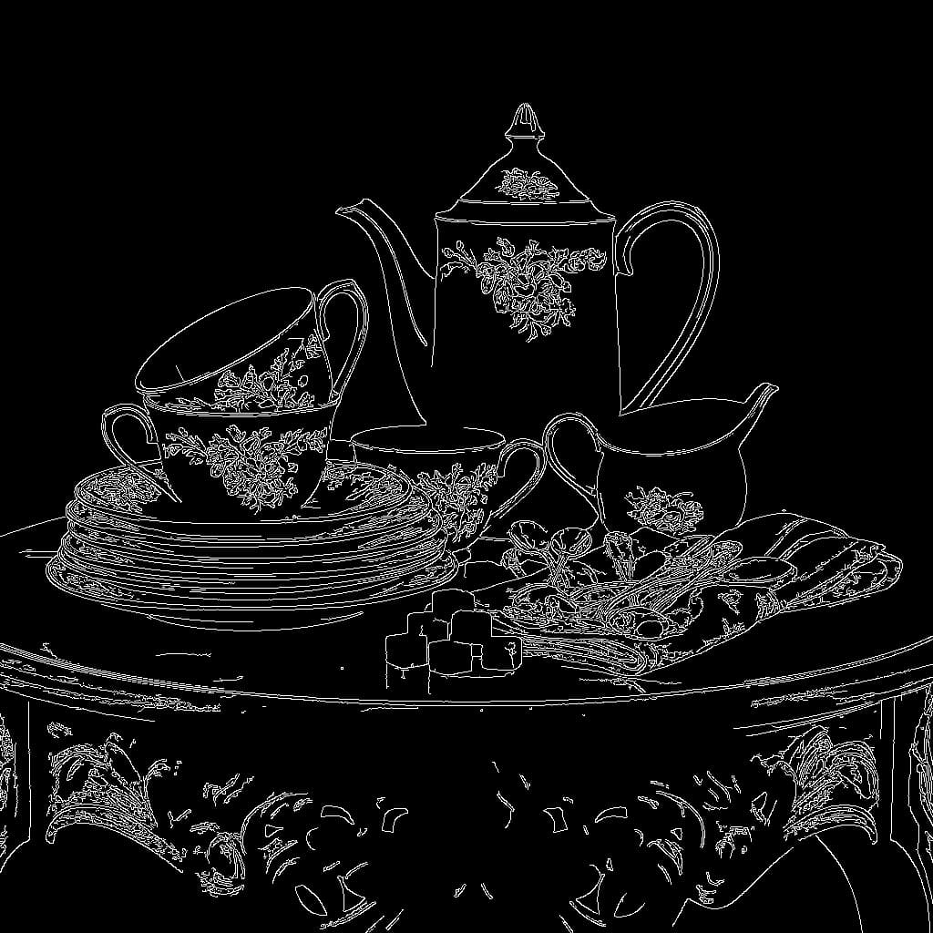 Porcelain Tea Service Arrangement