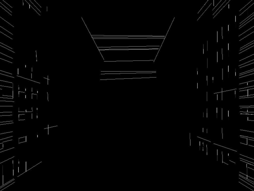 Geometric Archive Stack Aisle