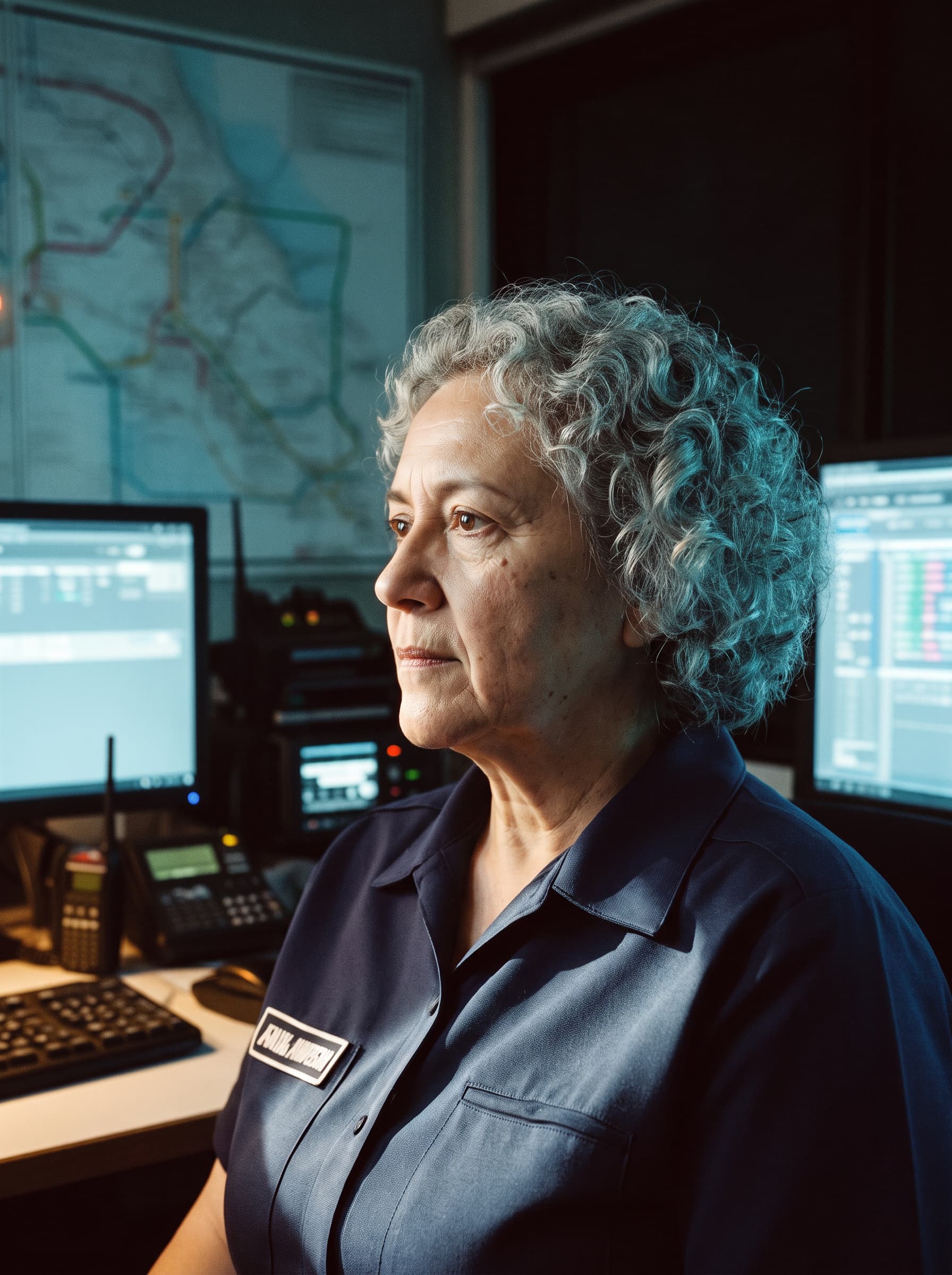 Night Bus Dispatcher Editorial Headshot
