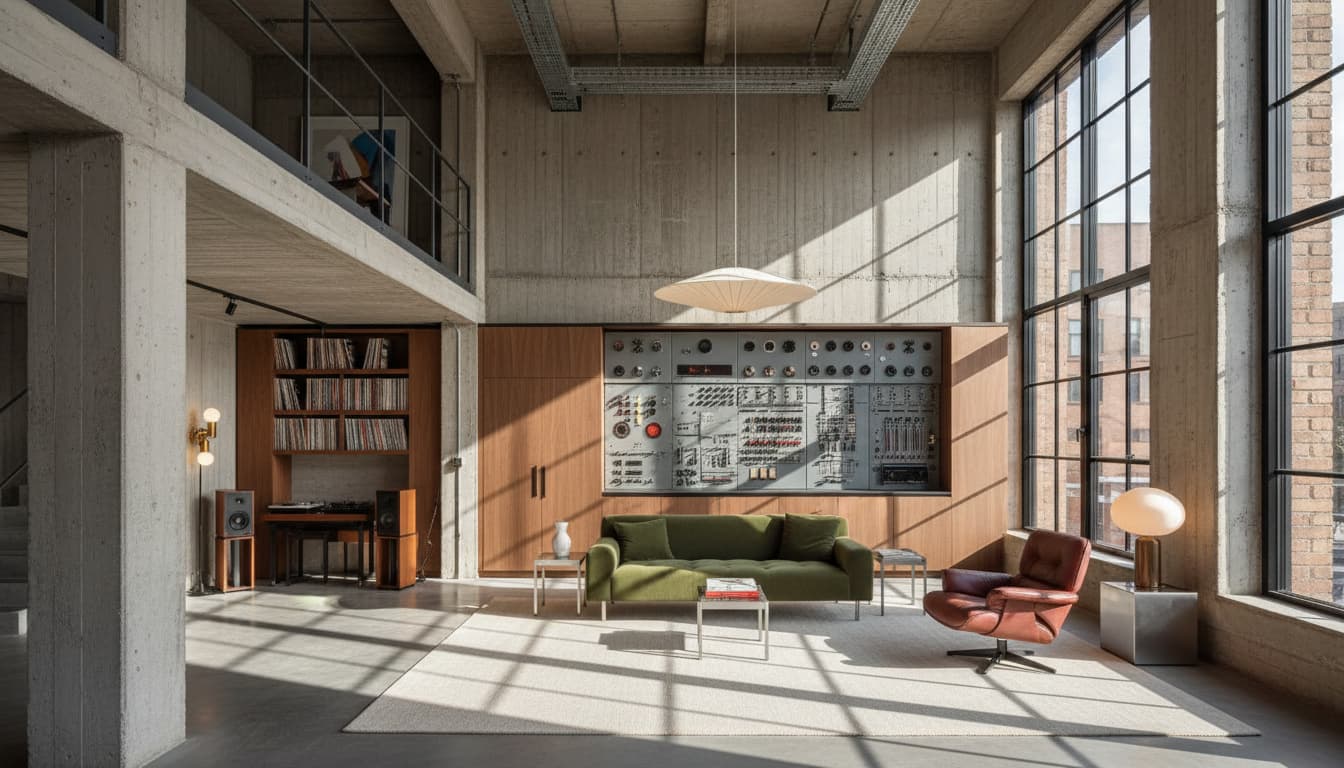 Converted Telephone Exchange Loft Interior