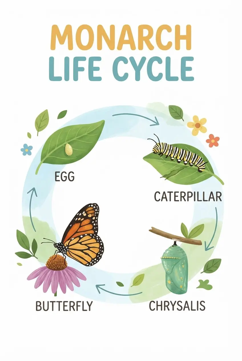 Monarch Butterfly Classroom Poster