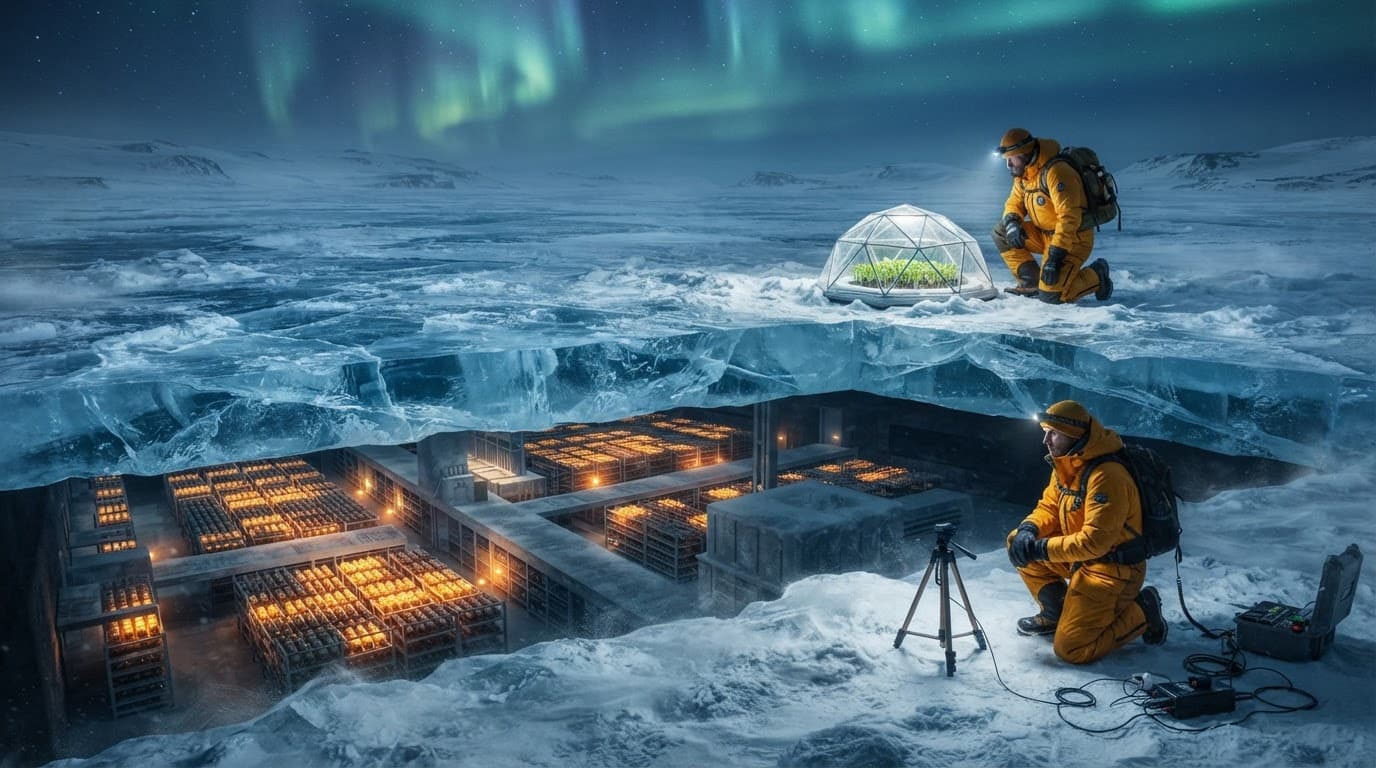 Glass Tundra Seed Vault