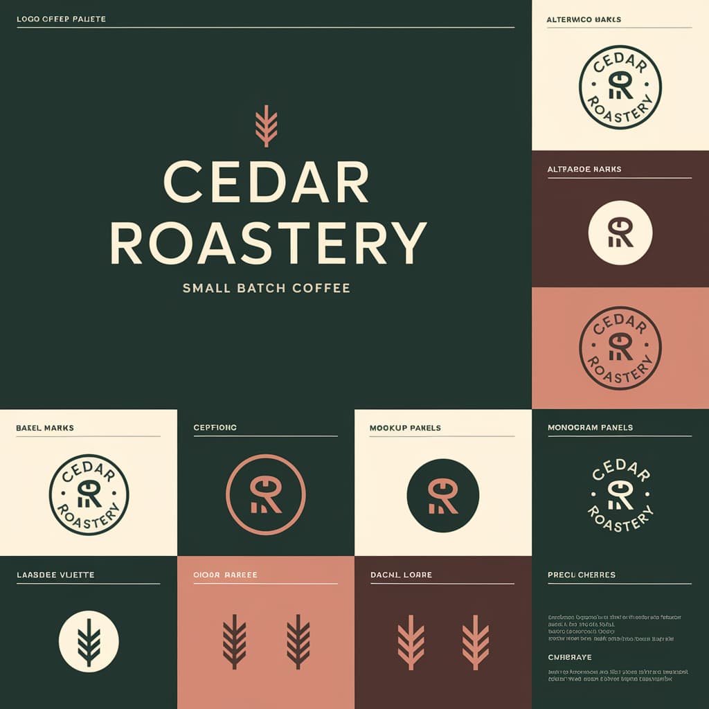 Cedar Roastery Emblem Sheet