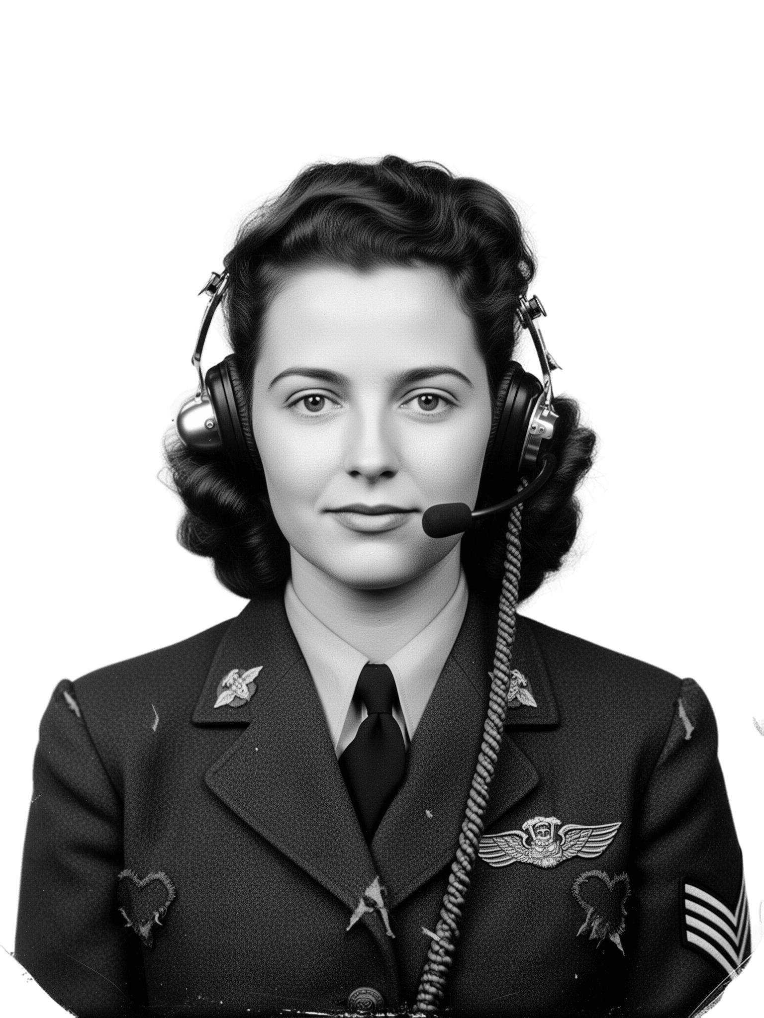 Flood-Damaged Radio Operator Cutout