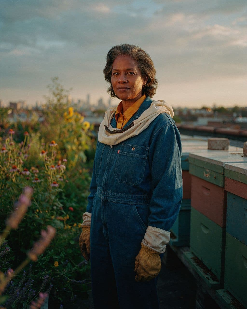 Urban Beekeeper Personal Branding Portrait