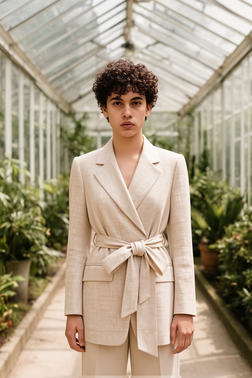Glasshouse Linen Suit Fitting