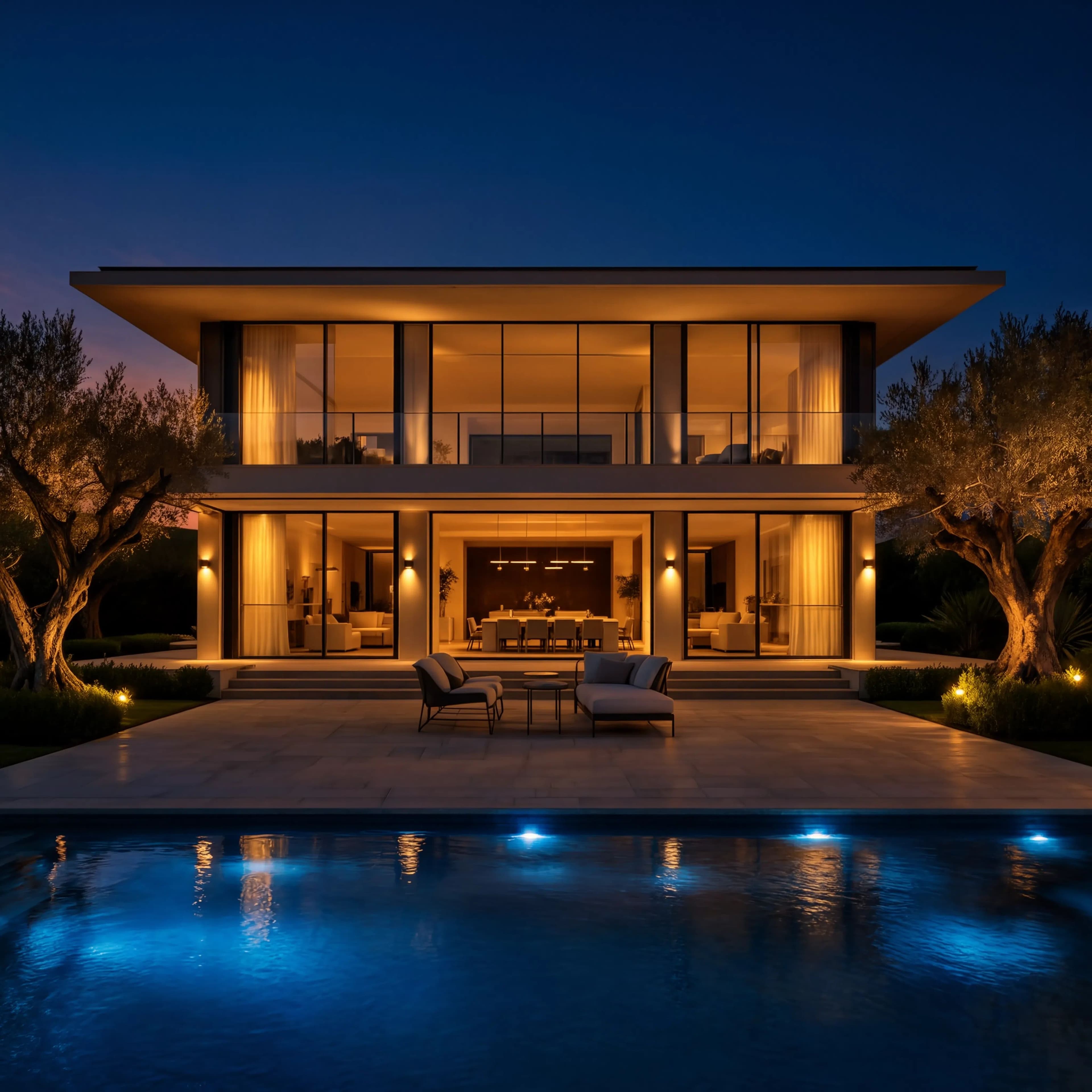Luxury Villa Twilight Relight
