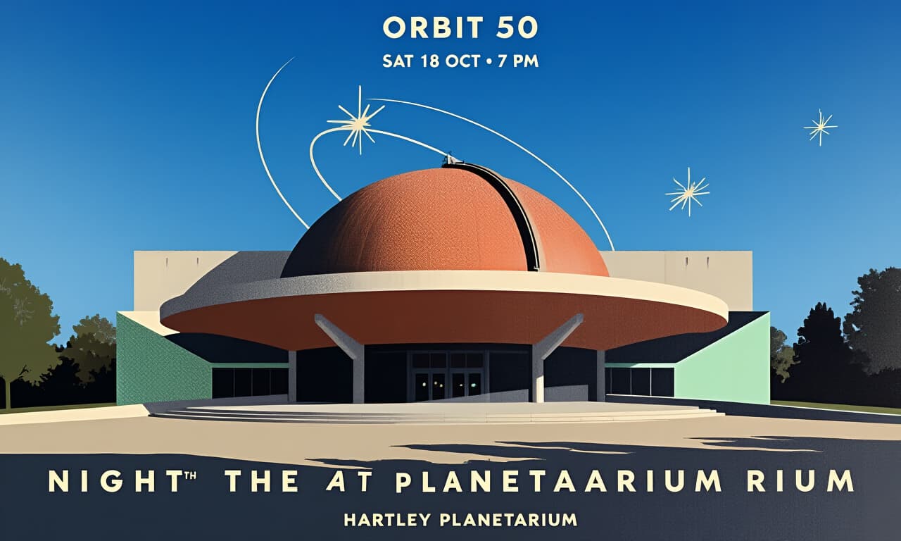 Planetarium Anniversary Digital Invitation
