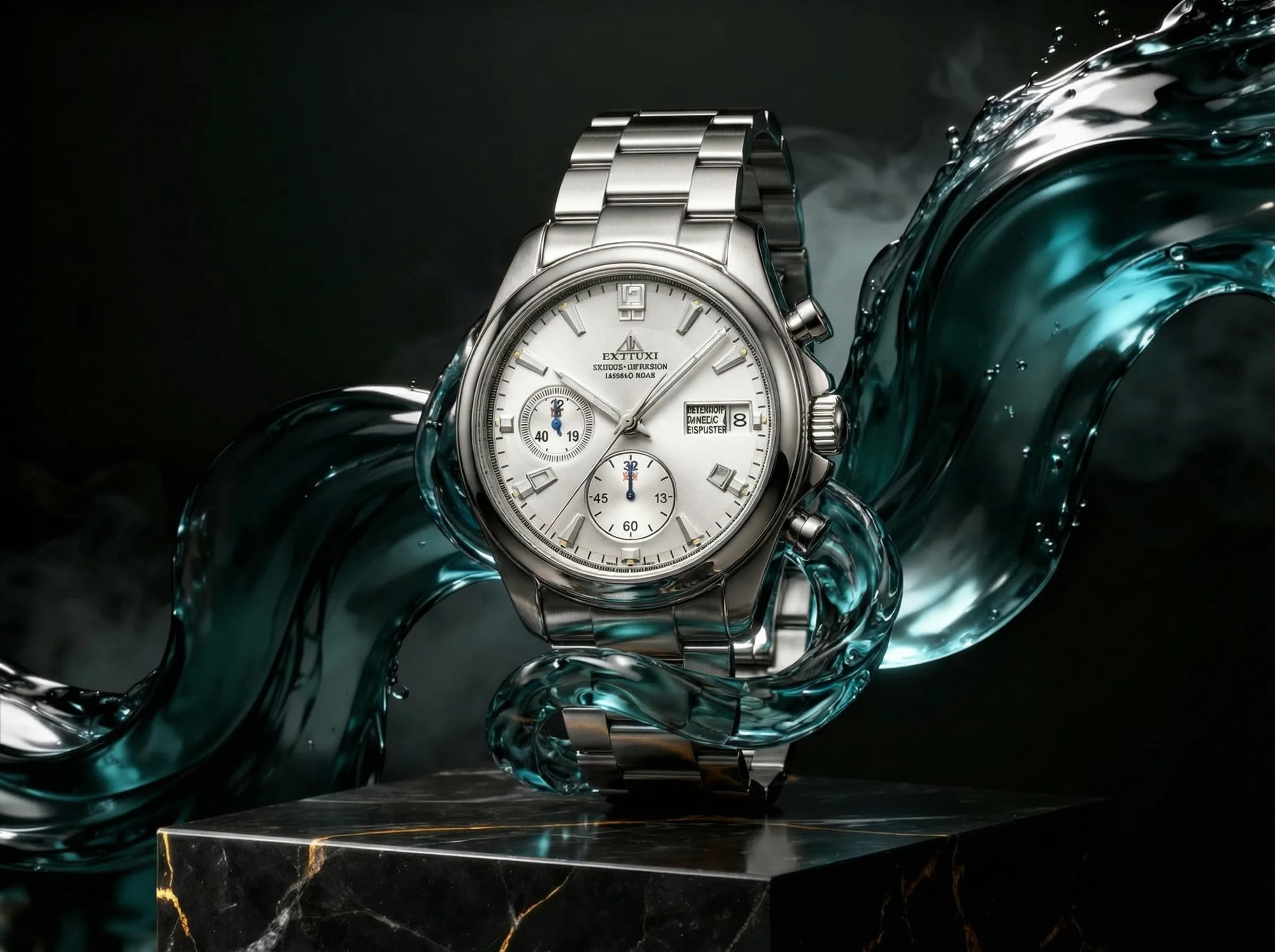 Avant-Garde Luxury Watch Collage