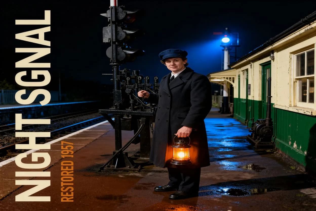 Railway Archive Restoration Poster