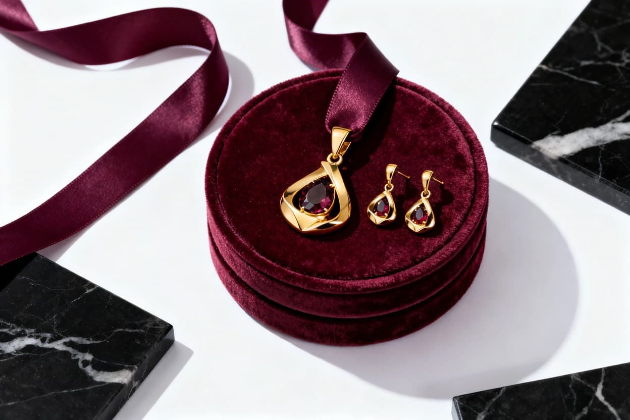 Velvet Jewelry Campaign Still Life