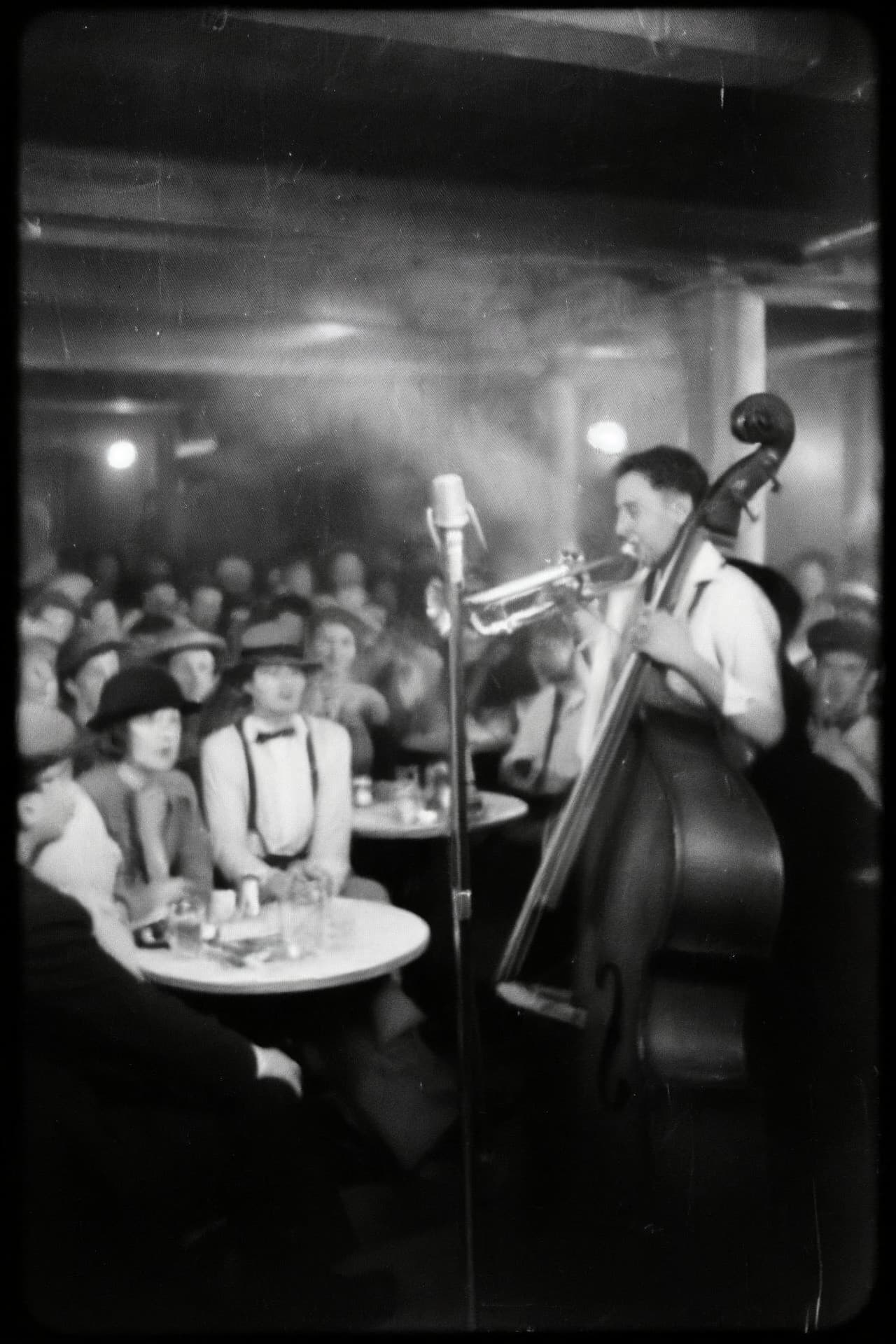 Grainy Speakeasy Jazz Interior