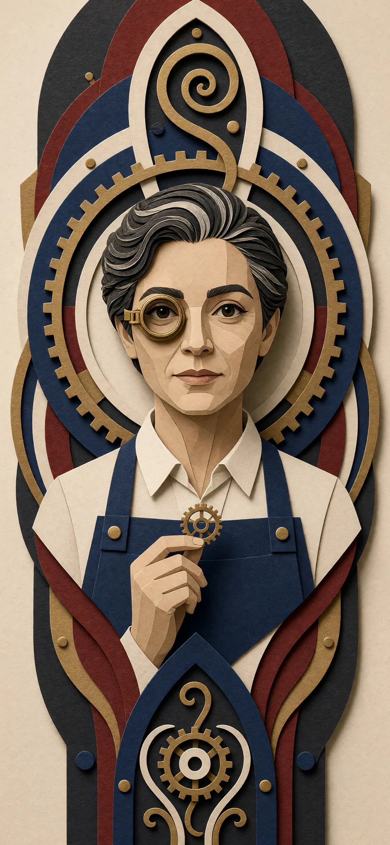 Independent Watchmaker Papercut Profile Avatar